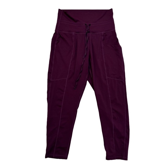 Fabletics Burgundy Maj Pant II Sz. Medium - Picture 4 of 8